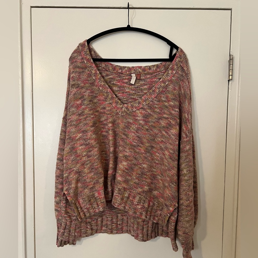 Multi Pullover Sweater, size XL | Anthropologie